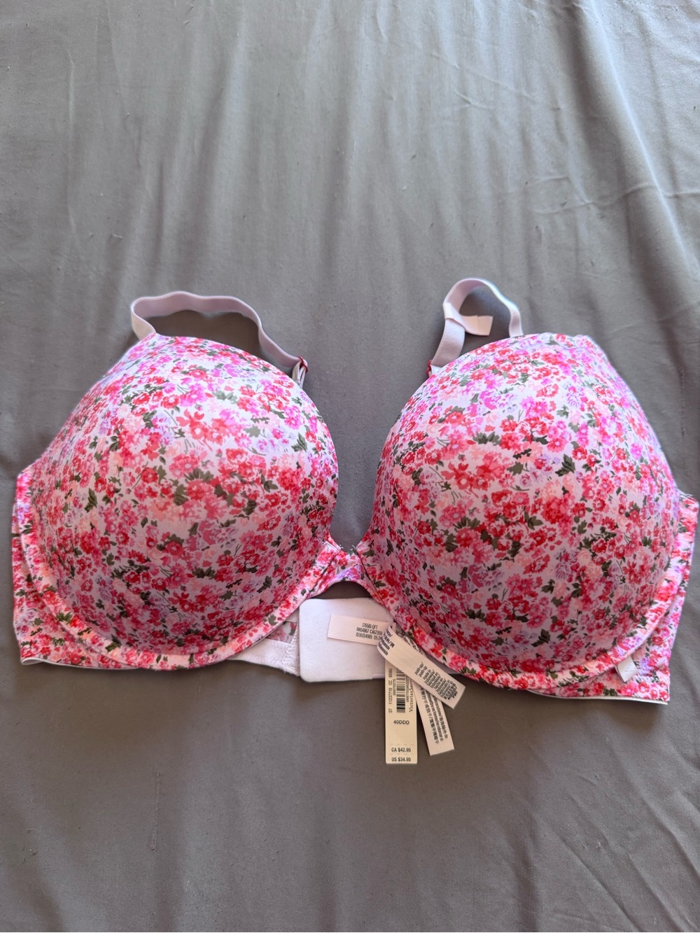 Victoria's Secret Pink Floral Padded Bra
